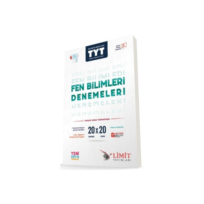 Limit TYT Kronometre Fen Bilimleri 20X20 Denemeleri Parlayan Proje Ayraç Hediye