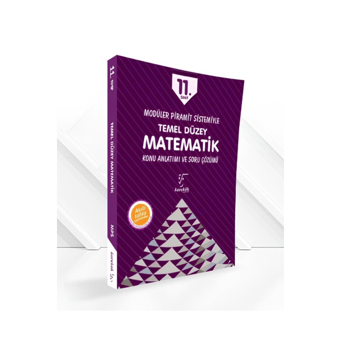 Yeni Bas. Karekök Yayınları Güncel 11.Sınıf Temel Düzey Matematik Konu Anlatımlı Çözümlü Soru MP