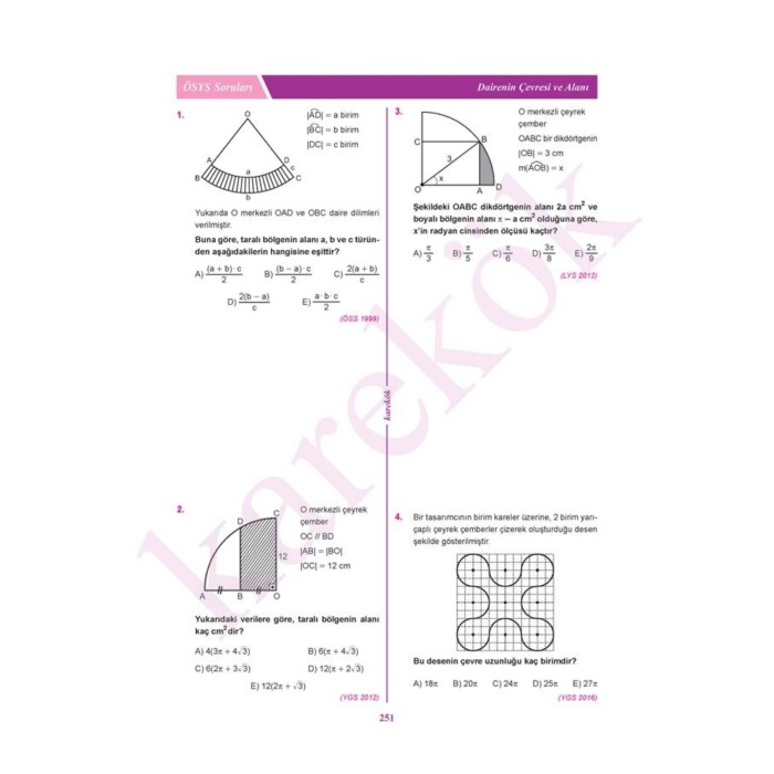 Yeni Bas. Karekök Yayınları Güncel 11.Sınıf Temel Düzey Matematik Konu Anlatımlı Çözümlü Soru MP