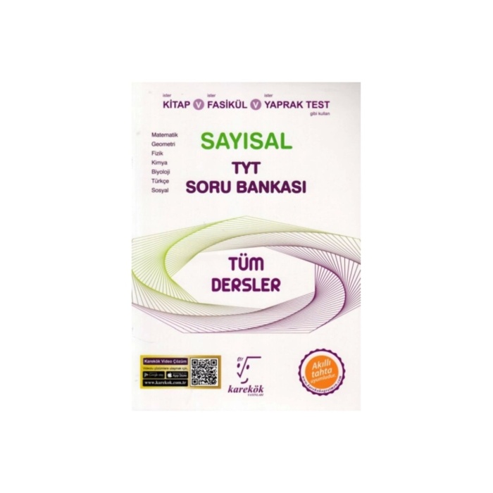 Karekök Tyt Tüm Dersler Sayısal Soru Bankası (yeni)