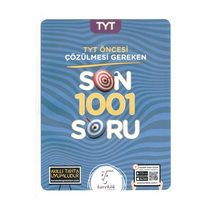 Karekök Tyt Öncesi Çözülmesi Gereken Son 1001 Soru