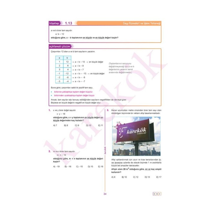 Karekök Güncel TYT-DGS-KPSS-ALES Matematik Sıfır Konu Anlatımlı Çözümlü Soru
