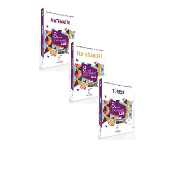 Karekök Yay. Lgs 8. Sınıf Türkçe-matematik-fen Bil. Soru Bakası Seti (3 KİTAP)