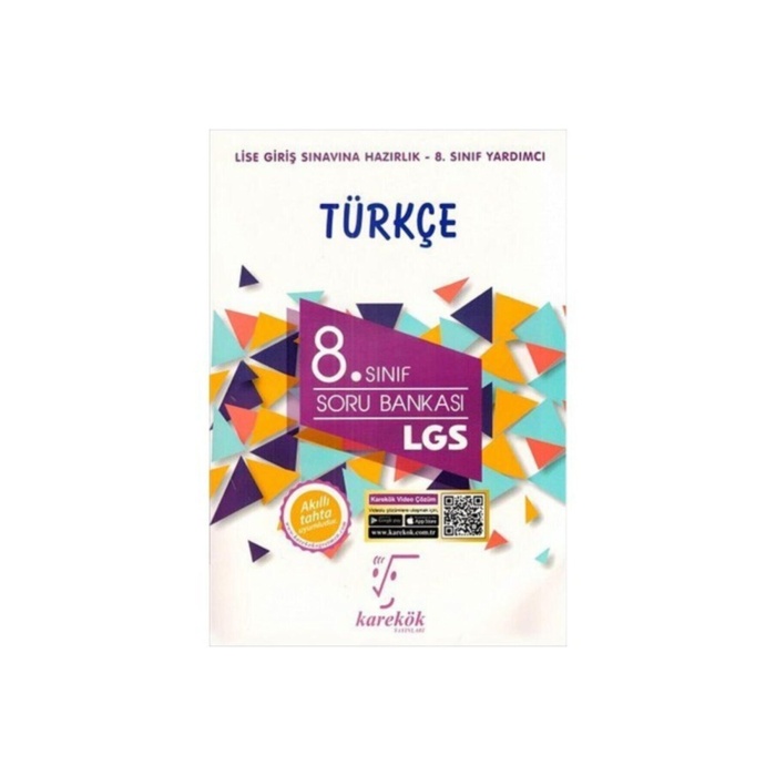 Karekök Yay. Lgs 8. Sınıf Türkçe-matematik-fen Bil. Soru Bakası Seti (3 KİTAP)
