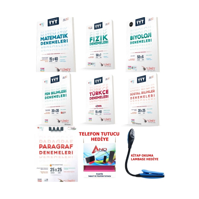2024-2025 Müfredat TYT Tüm Dersler Deneme Yeni Nesil Tamamı Video Çözümlü Mega Set