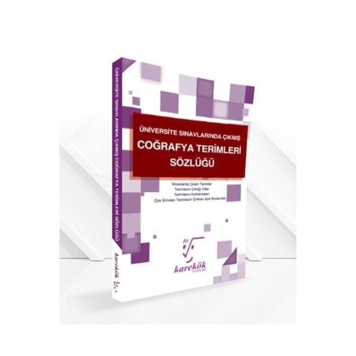 Üniversite Sınavlarında Çıkmış Coğrafya Terimleri Sözlüğü