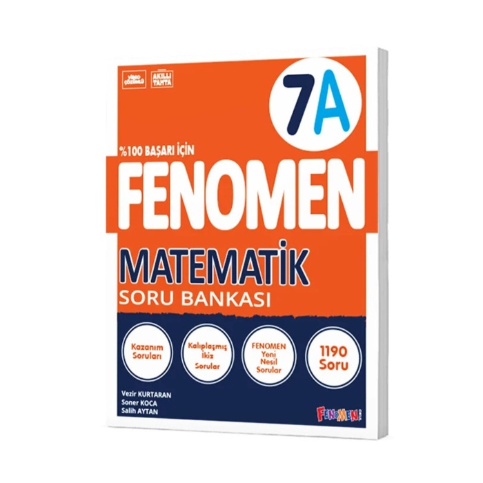 2024-2025 Müfredat 7 Sınıf. Türkçe Matematik Fen A Serisi Soru Bankası + Karekök Son 300 Sorulu
