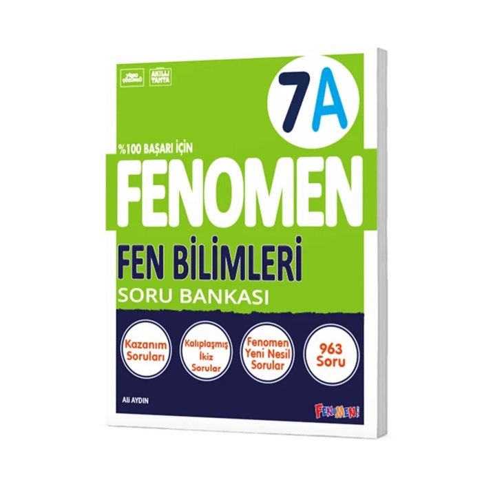 2024-2025 Müfredat 7 Sınıf. Türkçe Matematik Fen A Serisi Soru Bankası + Karekök Son 300 Sorulu