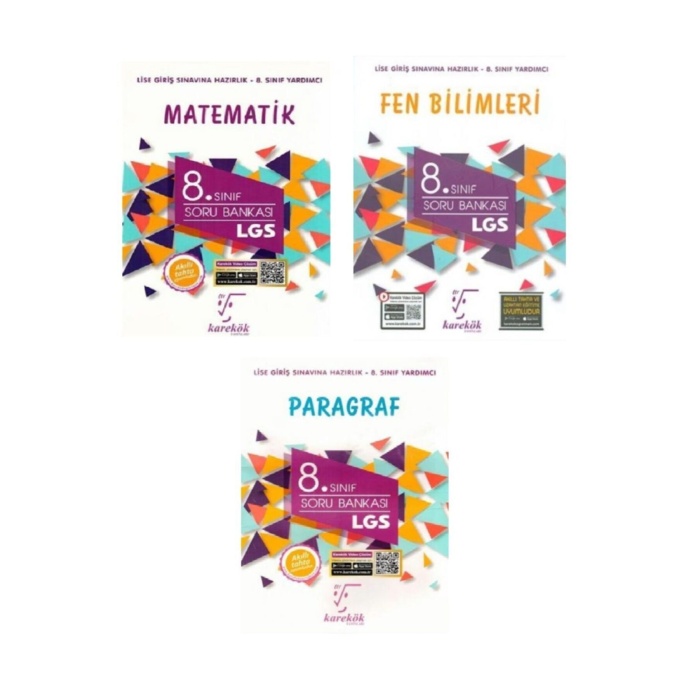 Karekök 8.sınıf Matematik-fen Bilimleri-paragraf Soru Bankası Seti