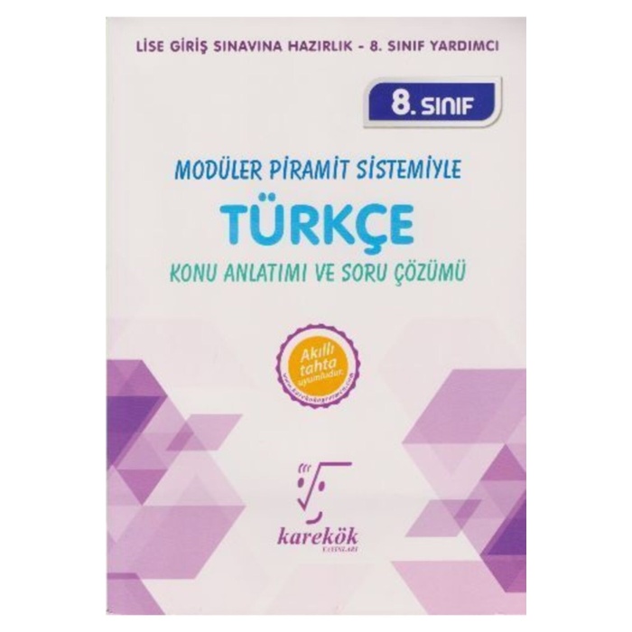 8. Sınıf Türkçe Mps Konu Anlatımı Ve Soru Çözümü Karekök Komisyon