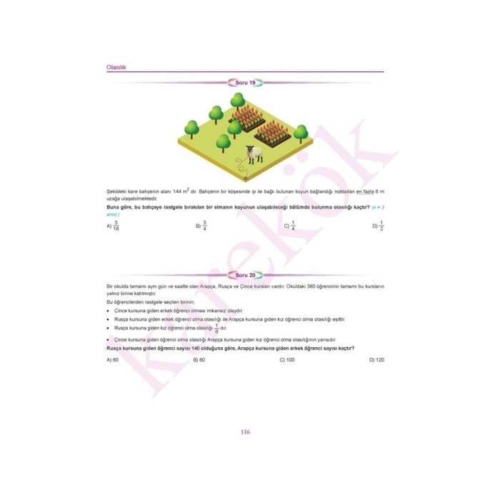 Karekök Yayınları 8.sınıf Lgs Beceri Temelli Yeni Nesil Matematik Soruları