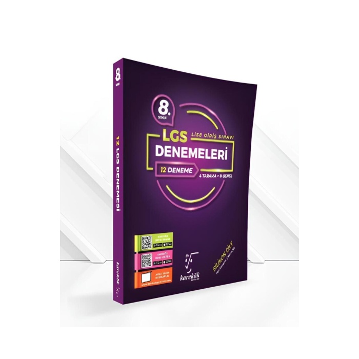 Karekök Yayınları 8.sınıf Lgs 12li Deneme Seti (4 TARAMA 8 GENEL)
