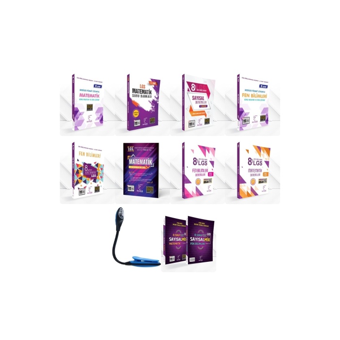Karekök Yayınları 8 Sınıf Kazandıran Sayısal FULL Set Konu + Soru + Sayısal 7 Li Deneme + Kitap Okum