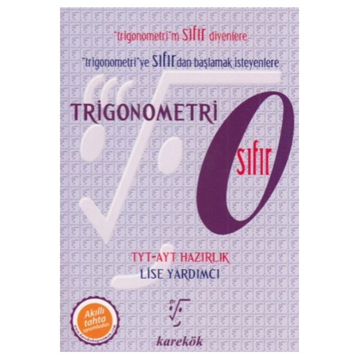 Karekök Trigonometri Tyt-ayt Hazırlık Sıfır (yeni)