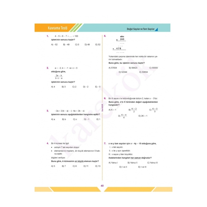 Karekök mps matematik tyt 1.kitap konu anlatımı ve soru bankası yenilenmiş baskı(SÜPRİZ HEDİYELER)