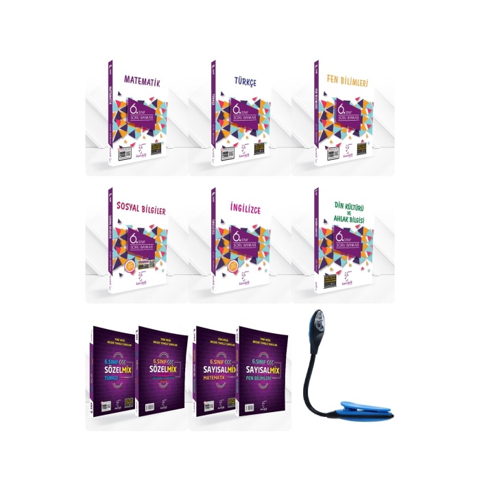 Karekök Yayınları 6 Sınıf Tüm Dersler Güçlendiren Soru Bankası + Ros Yeni Nesil Soru + Kitap Okuma I