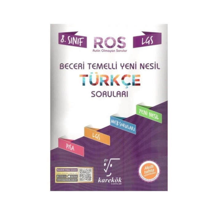 Karekök 8.sınıf Lgs Beceri Temelli Yeni Nesil Türkçe Soruları