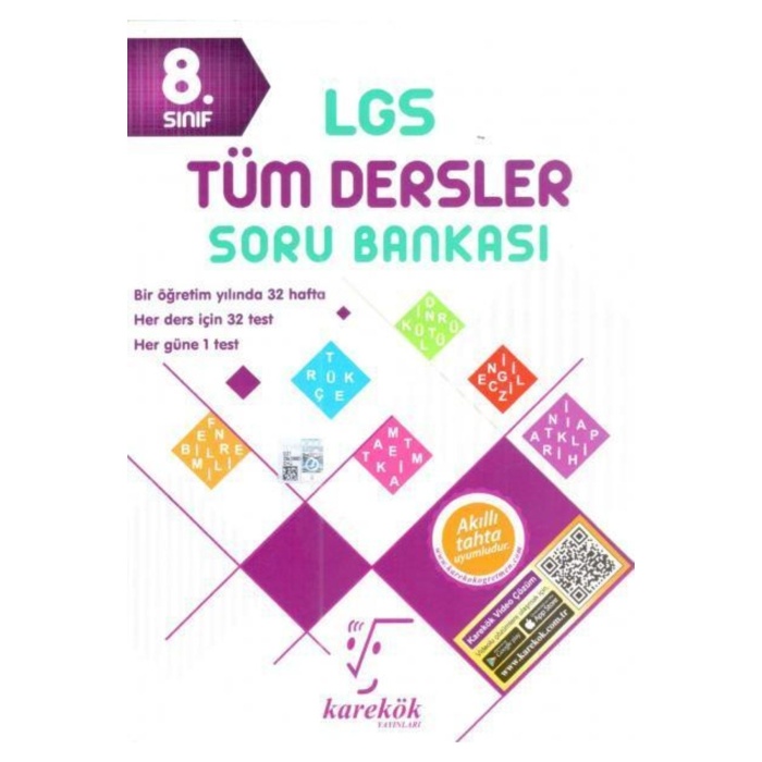Karekök 8. Sınıf Lgs Tüm Dersler Soru Bankası