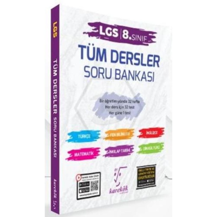 Karekök Yayınları LGS 8.Sınıf Tüm Dersler Soru Bankası