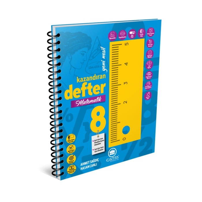 2024-2025 Müfredat 8.Sınıf Yeni Nesil Alıştıran Matematik Defter Konu Anlatımlı Soru Bankası