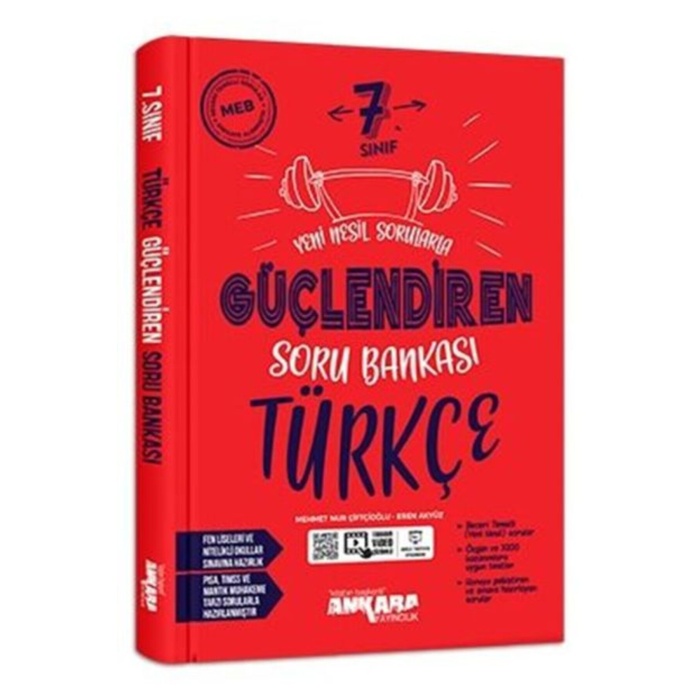 Ankara Yayıncılık 7. Sınıf Güçlendiren Türkçe Soru Bankası