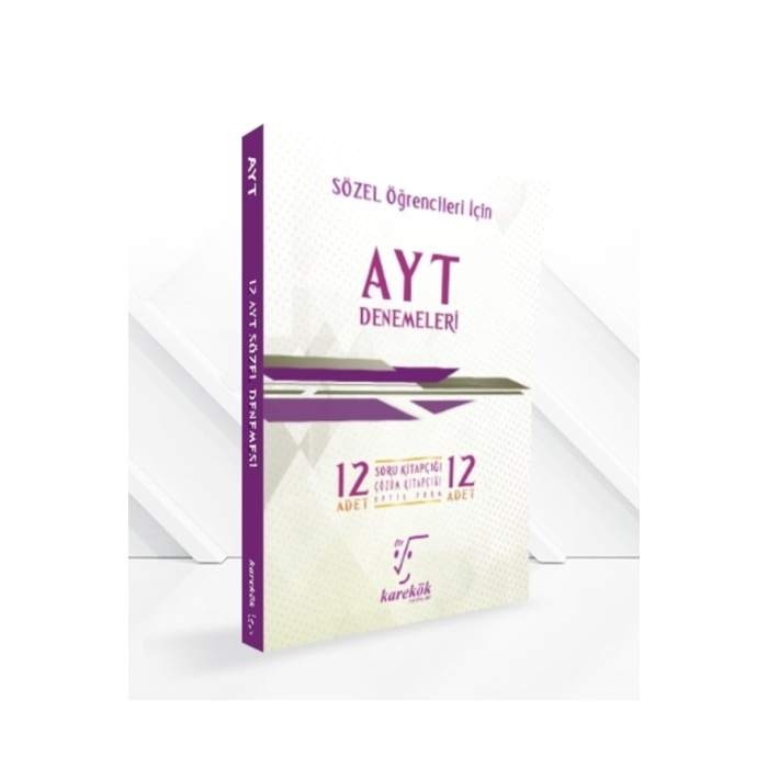 Karekök Ayt Sözel 12 Deneme