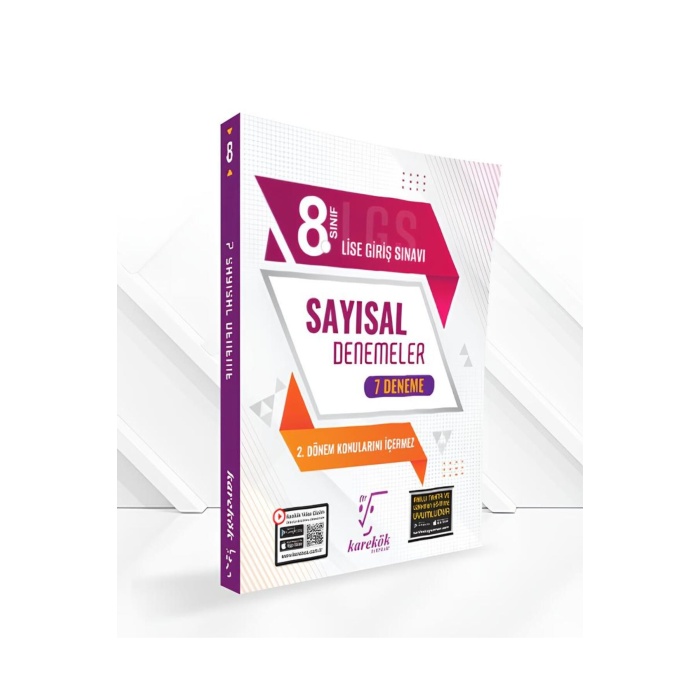 Yeni Müf. Karekök Yayınları 8.Sınıf LGS Sayısal ve Sözel Deneme Seti