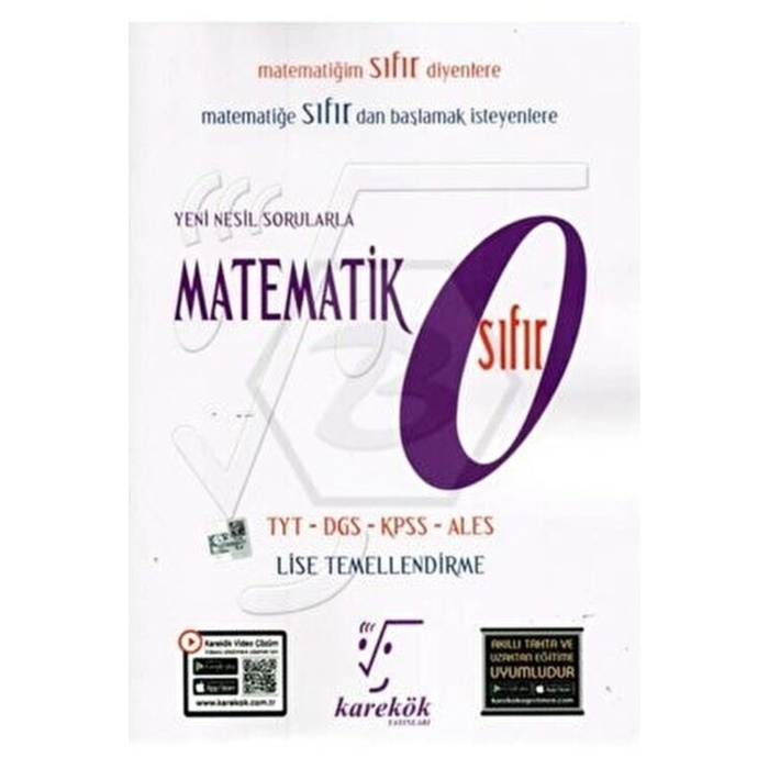 Karekök Yayınları Matematik 0 Sıfır