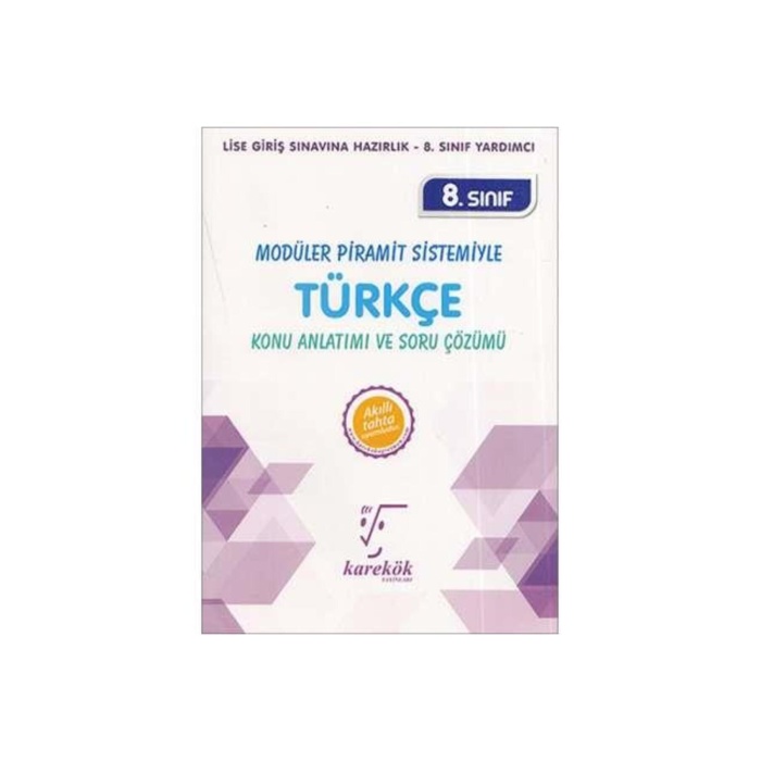 8. Sınıf Türkçe Mps (modüler Piramit Sistemi) Karakök Yayınları