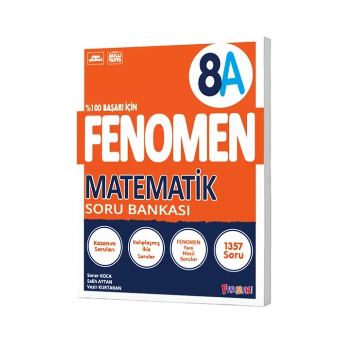 2024-2025 Müfredat Fenomen 8 Sınıf LGS Türkçe Ve Matematik A Ve B Serisi Soru Bankası Ve Hediyeler