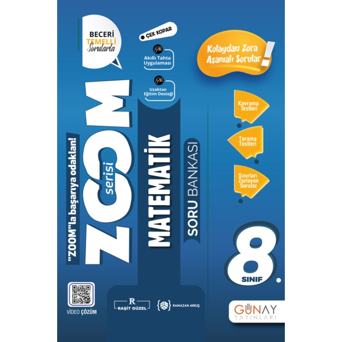 8. Sınıf Lgs Matematik Soru Bankası Zoom Serisi Günay Yayın