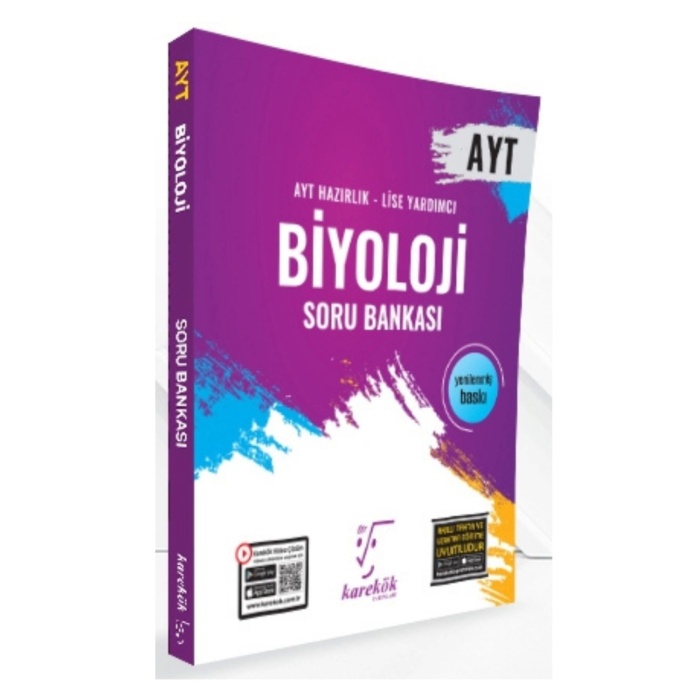 Karekök Yayıncılık AYT Biyoloji Soru Bankası Yeni