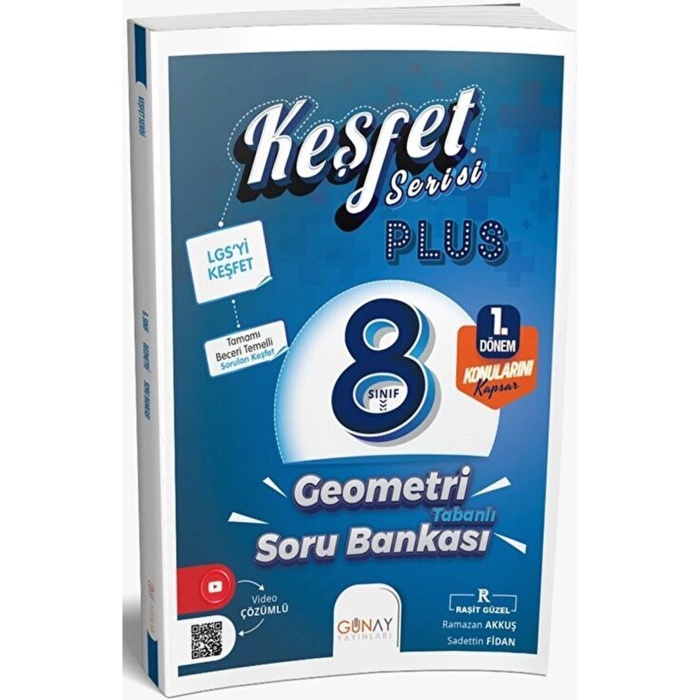 8. Sınıf Geometri 1. Dönem Keşfet Plus Soru Bankası / Kolektif / Günay Yayınları / 9786258331615