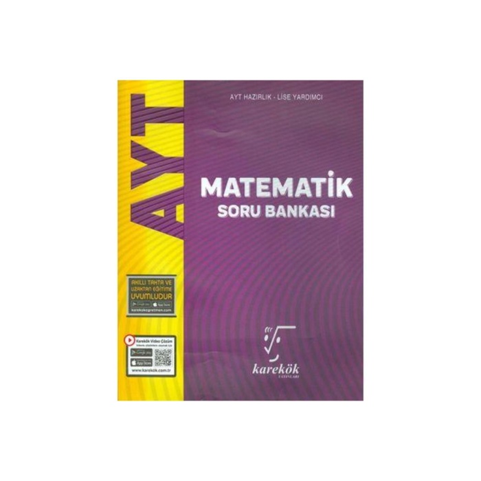 Yeni Müf. Karekök Yayınları Güncel AYT Matematik Soru Bankası