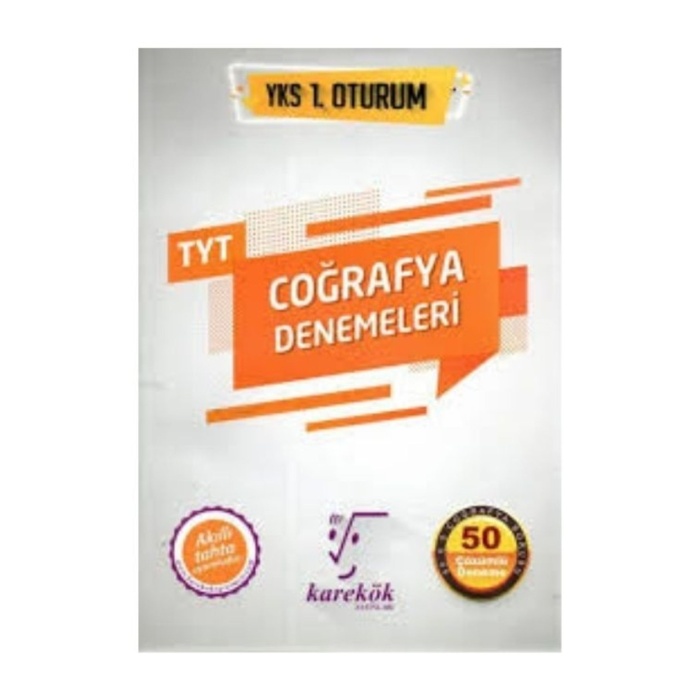TYT Coğrafya Denemeleri Karekök Yayınları