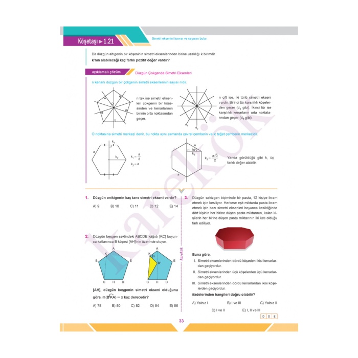 TYT Geometri 2. Kitap MPS Yenilenmiş Baskı (Çokgen, Dörtgen, Prizma, Piramit)