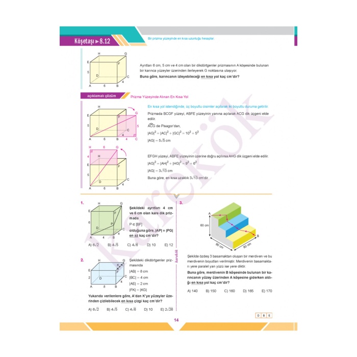 TYT Geometri 2. Kitap MPS Yenilenmiş Baskı (Çokgen, Dörtgen, Prizma, Piramit)