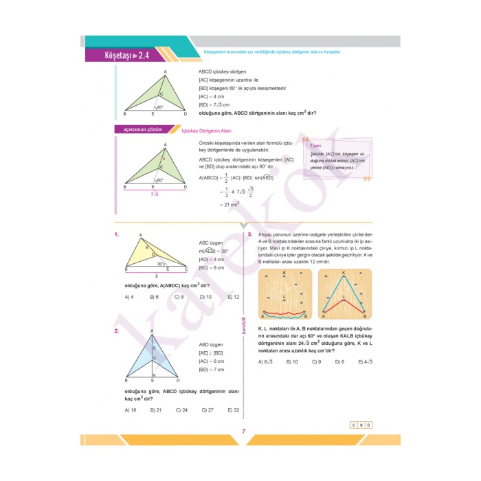 TYT Geometri 2. Kitap MPS Yenilenmiş Baskı (Çokgen, Dörtgen, Prizma, Piramit)