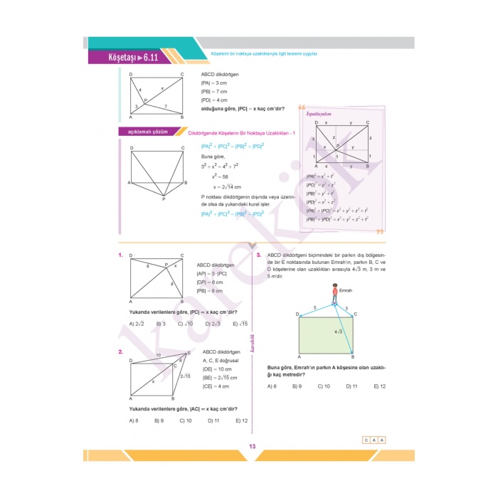 TYT Geometri 2. Kitap MPS Yenilenmiş Baskı (Çokgen, Dörtgen, Prizma, Piramit)