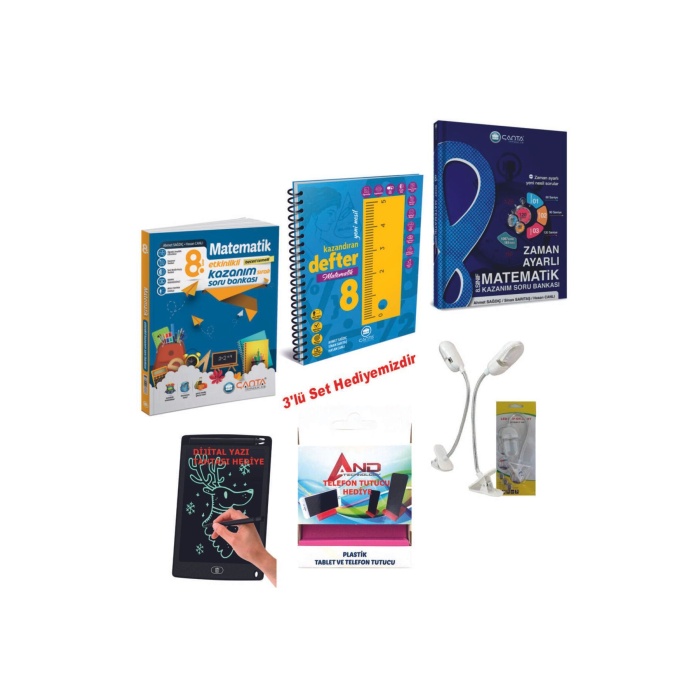 8 Sınıf 2024-2025 Müfredat Matematik Ayrıntılı Konulu Defter+Etkinlikli Soru+Zaman Ayarlı Soru Set