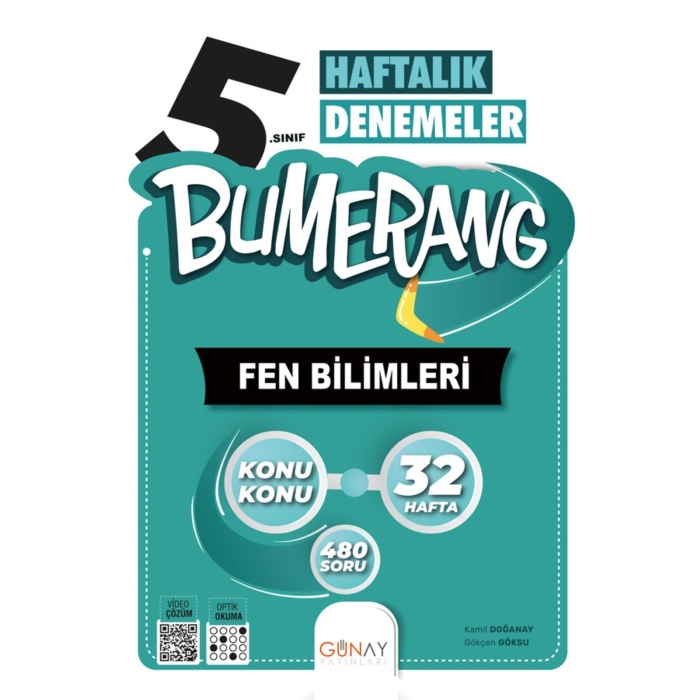 5. Sınıf Bumerang 32 Haftalık Fen Bilimleri Denemeleri + ZOOM SERİSİ FEN BİLİMLERİ SORU BANKASI
