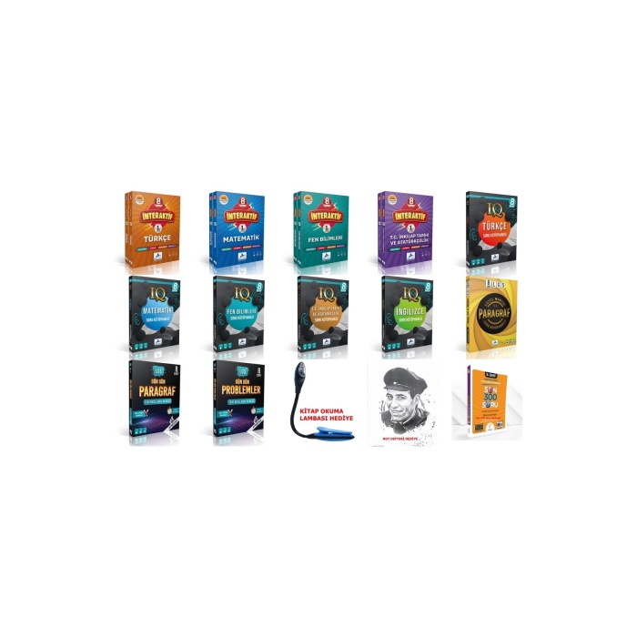 8 Sınıf Tüm Dersler Mega Set Konu + Etkinlik + Pratik Bilgiler Güçlendiren Ve Kazandıran Sett