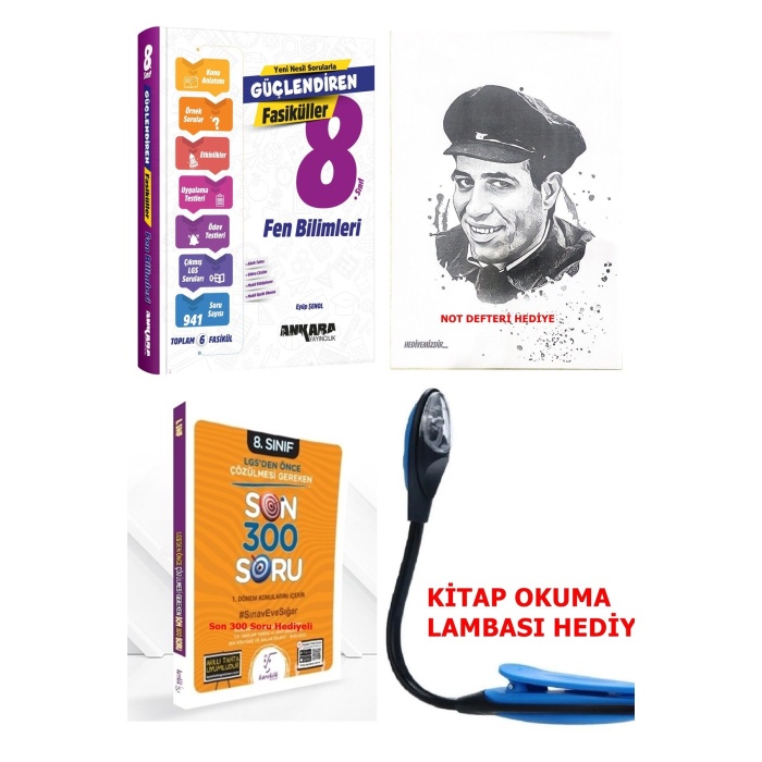 8 Sınıf Yeni Baskı LGS Fen Konu Anlatımı+Soru+Etkinlik+Ödev+Çıkmış Soru Fasküllü