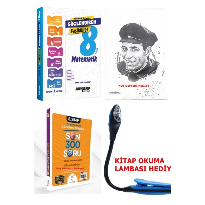 8 Sınıf Yeni Baskı LGS Matematik Konu Anlatımı+Soru+Etkinlik+Ödev+Çıkmış Soru Fasküllü