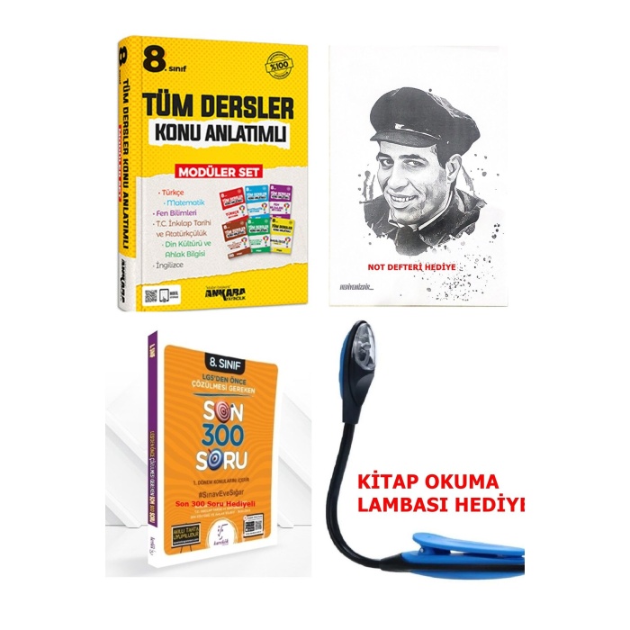 8 Sınıf Yeni Baskı Tüm Dersler Konu Anlatımı Mega Modüler Set