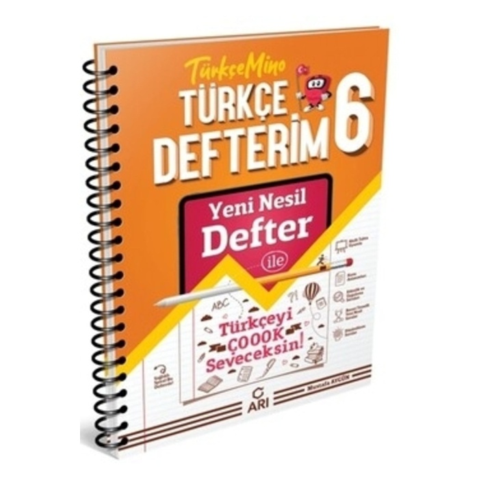 6. Sınıf Türkçe Konu Anlatım Defterim Türkçemino Arı (kitapsenine Özel Güncel Baskıdır)