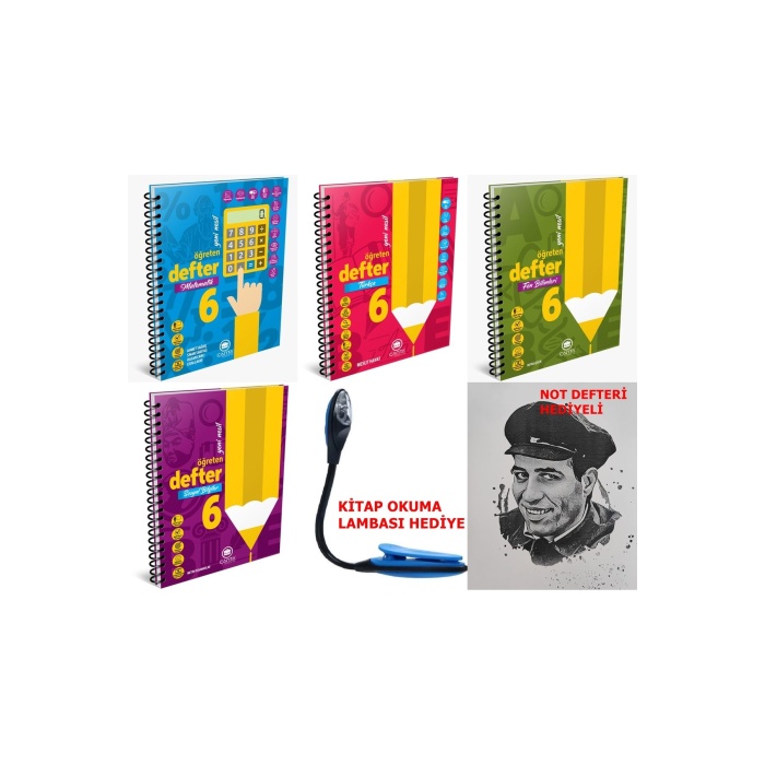 6 Sınıf Tüm Dersler Öğreten Yeni Nesil Defter Serisi Mega Set