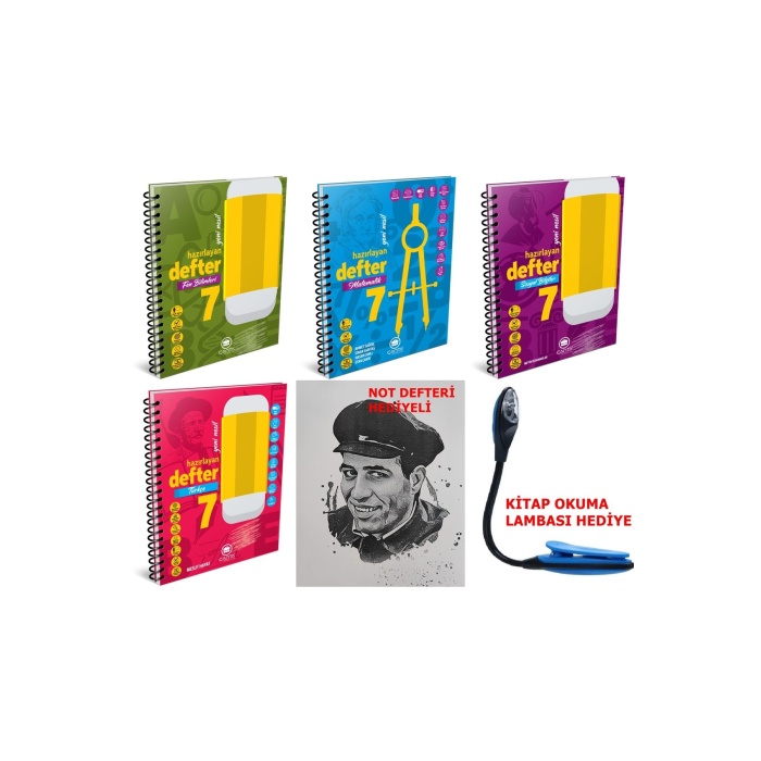 7 Sınıf Tüm Dersler Konu Anlatımlı Yeni Nesil Sorulu Kazandıran Defter Serisi Süper Mega Set