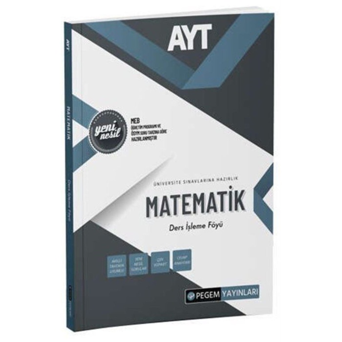 Ayt Matematik Ders Işleme Föyü Pegem Yayınları