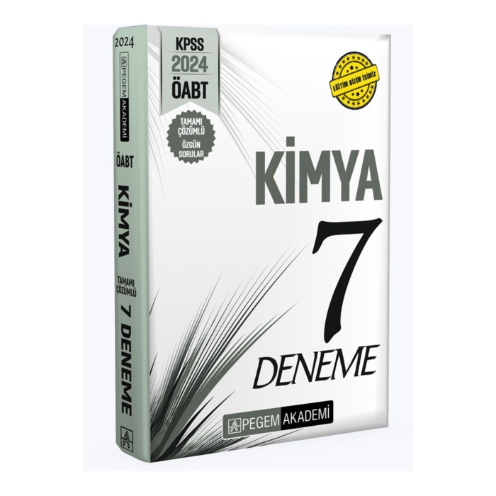 2024 KPSS ÖABT Kimya Öğretmenliği Tamamı Çözümlü 7 Deneme